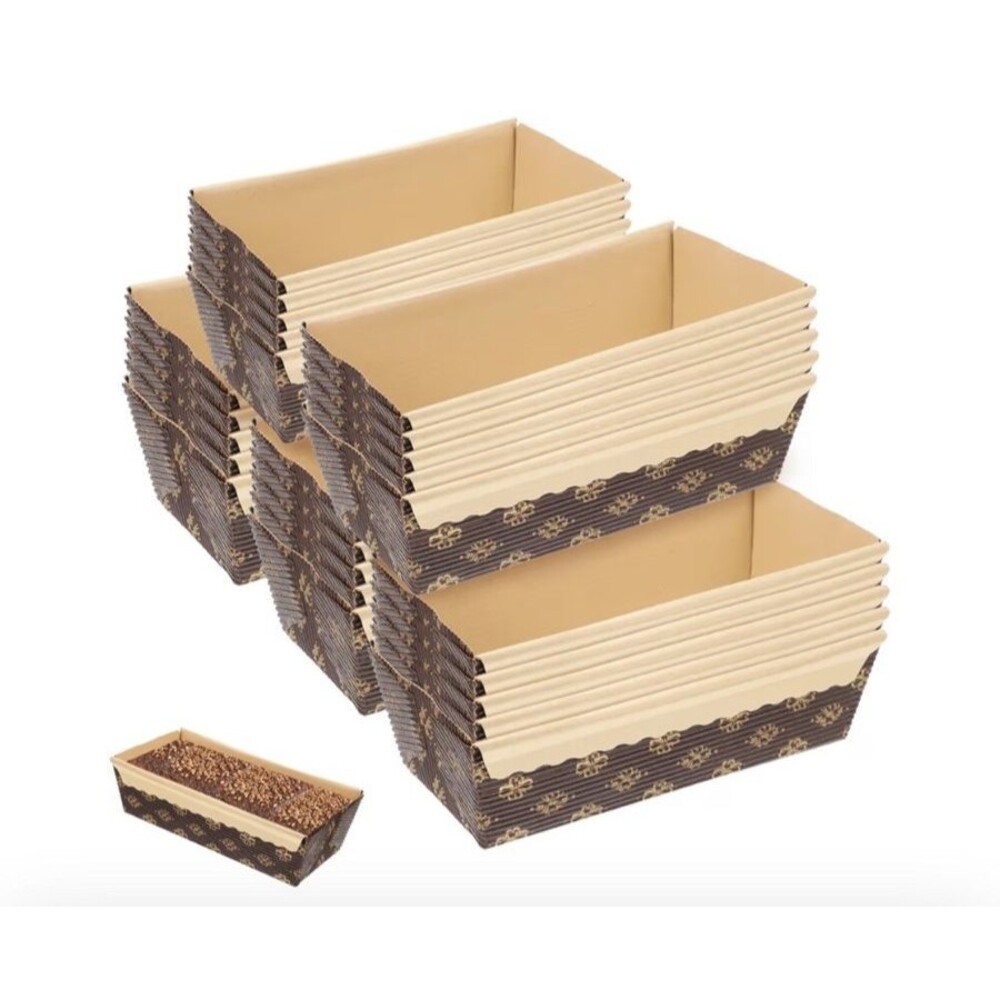 Disposable Paper Loaf Pans 25 Pack New!